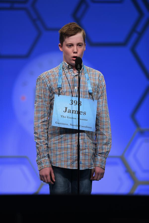 James Dover competed in the 2019 National Scripps Spelling Bee